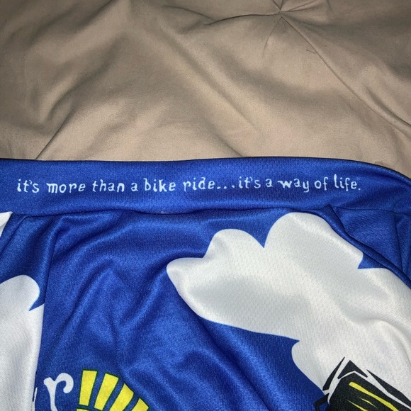 Louis Garneau Biking Shirt Men’s size Medium WI River Adventure - Picture 5 of 6